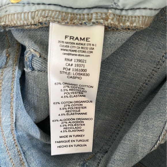 NWT Revolve Frame Le One Skinny Midrise Jeans in Caspio Size 2 (29-34) - Picture 15 of 16